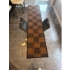 Image 5 : 5 Piece Contemporary Dining Set w/ Glass Top & Genuine Leather Upholstery