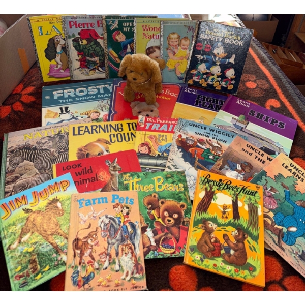 Collection Of Vintage Lil Golden Books & More - Children's Book Collection