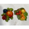 Image 1 : Chalk Fruit, Fruit Bundles of Cherries, Plum & Strawberries, Pear
