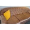 Image 2 : Vintage Kroehler Three Seater Velour Sofa 89 W, 35 D, 26 T 