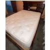 Image 5 : Solid Wood Vintage Waterbed Base w.Sealy Posterpedic Signature Collection Mattress- Queen Size