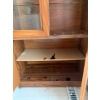 Image 3 : Vintage Wooden & Glass Cabinet - 32W, 15D, 72T 