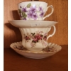 Image 4 : Collection of Matching Fine China Teacups and Saucers (1)