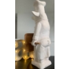 Image 2 : Fleur De Lis Resin Pig w/ LED Kitchen Sign 26T