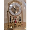 Image 5 : West Germany-Made Decorative Mantle Clock with Rotating Figures and Dome