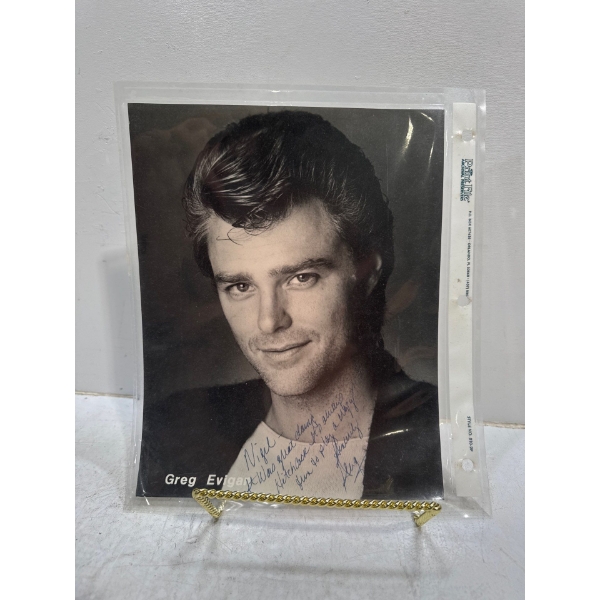Signed Headshot of Greg Evigan