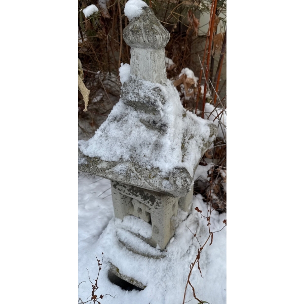 Cement Asian Garden Pergola