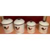 Image 1 : Kitchen Storage Canisters with Chicken on Front, Tallest 10 T