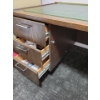 Image 4 : Military Issue Heavy Duty Vintage Desk 71x26x31 Oak