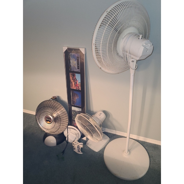 Presto Heat Dish, Frame 40.5 X 8.5, Fans: Clip On, Tabletop, Pedestal 