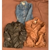 Horsehide Leather Jacket S/M, Brown Jacket US 44, and Size 36 Jean Jacket