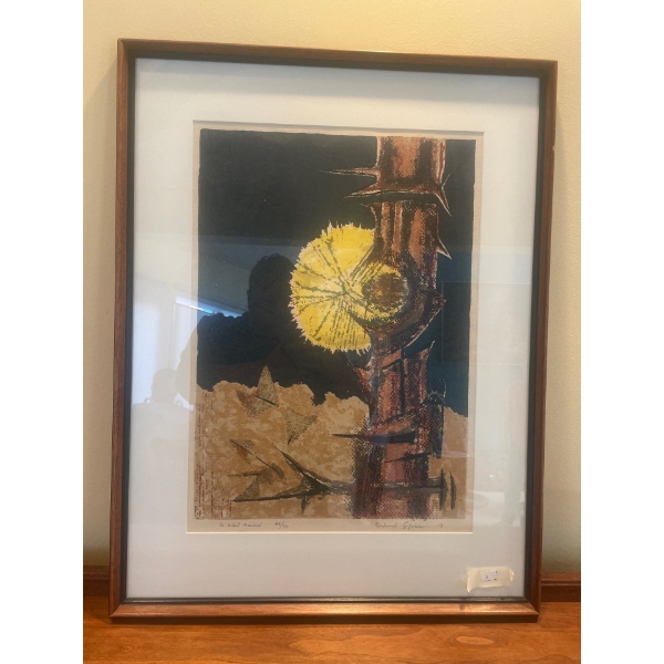 Roland Giguère 1957 "Le Soleil Traverse" 46/50 Serigraph