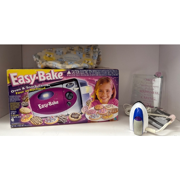 Easy Bake Oven & Snack Center w/ Traveler's Mini Iron & Newborn Baby Burrito Wrap