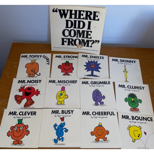 "Where Did I Come From" Book & Roger Hargrave's Mini MR. Books