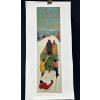 Image 1 : William Kurelek "Town Children Hitching a Ride on Farmer's Sleigh" Print 6.5Wx23H