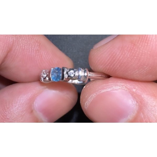  Sapphire gemstone Ring 2.13 ct Certified Silver ($1,915 Appraisal)