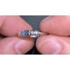 Image 1 :  Sapphire gemstone Ring 2.13 ct Certified Silver ($1,915 Appraisal)