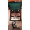 Image 2 : Vintage Weltmeister Piano Accordian w/ Hard Shell Travel Case & 2 Music Books 