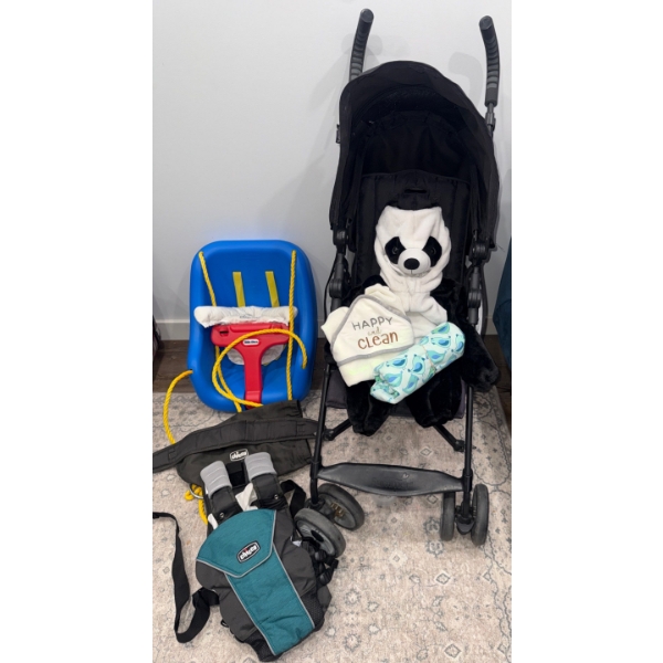 Sun's Out Infant Accessories - Stroller Baby Carrier Lil Tykes Swing Panda Onesie 