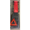 Image 1 : Pair of Mechanic Sliding Benches w/ Road Sign 