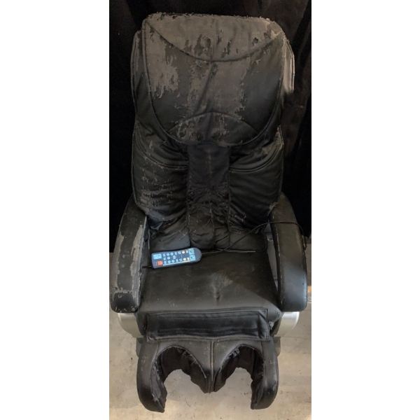 Black Massaging Lounge Chair (SL-A05)   - 29W, 34D, 45T