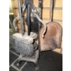 Image 6 : Fire Tending Tools, Brass Log Keep, & Antique Coal Scuttle 