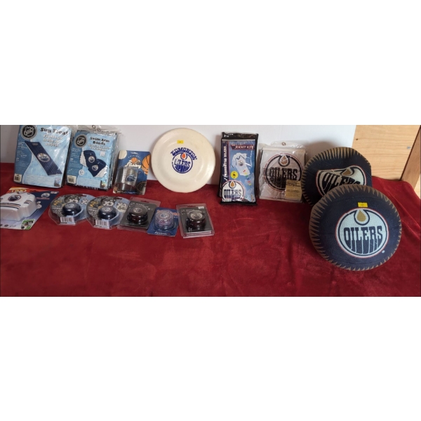 Oilers Yo-Yo's, Slinky, Basketballs, Swim Arm Bands and Floating Pad