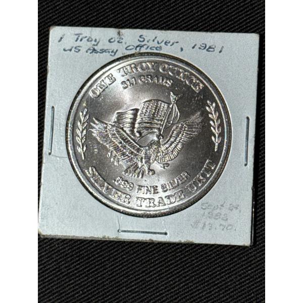 USA 1981 Fine Silver Coin