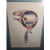 Image 2 : Numbered Print 334/500 "Met-Cho Sehgo-Nih" -Artist Roy Salopree, Framed Under Glass 16 X 20