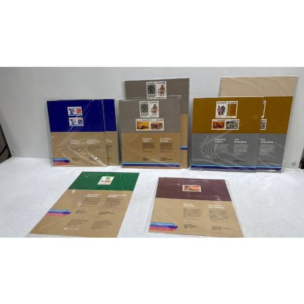 1974-76 Canadian Collections; Univ Postal Centennial, Subarctic Indians, Iroquoian Indians, and more