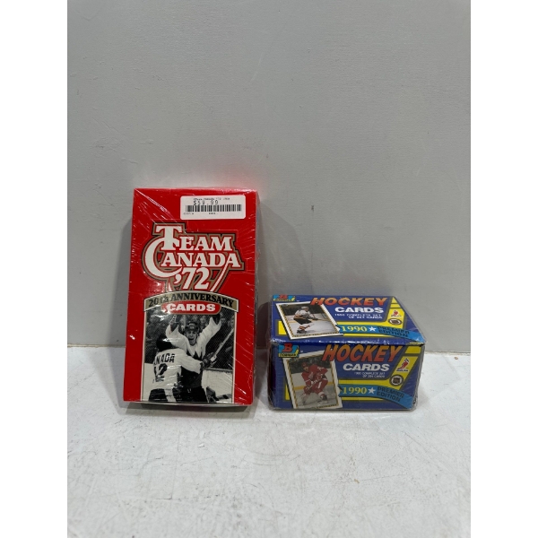 1972(20th Anniversary) & 1990 Unopened Boxes of Hockey Cards