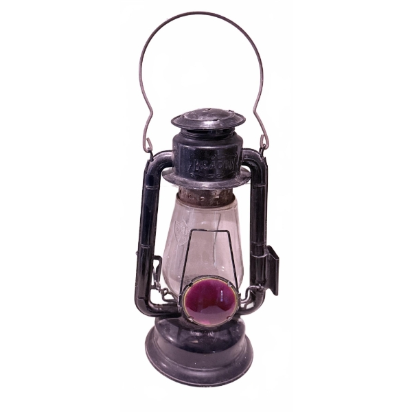 Beacon SMP Quality Metal Kerosene Lantern with Red Globe