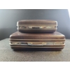 Image 1 : "Like New" Vintage Samsonite "Sherbrooke" Travel Set. Original keys and Hangers Included.