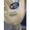 Image 4 : Murano White Cristal Hand-Blown Glass Vases, 13 in.