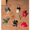 Image 3 : Handmade Holiday Miniatures - Decorative Wood Ornaments & More 0.5"Tall 