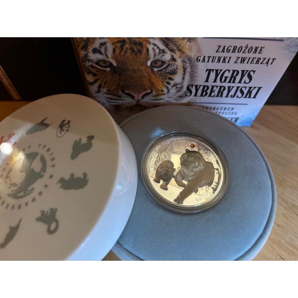 2014 $1 Endangered Animal Species: Siberian Tiger - Pure Silver Coin
SKU: 148744