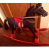 Image 5 : Autographed Roy Rogers Headshot w/ Collectible Antique Child's Rocking Horse