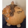 Image 2 : Stoneware Pottery - Piggy Coin Bank 8T