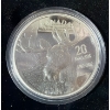 Image 2 : 2012 $20 Fine Silver Coin-Bull Moose from The Moose Family 31.39 Grams