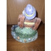 Image 2 : Ceramic Figurine of Man Sitting at River's Edge 6 T