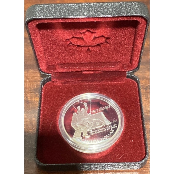 1997 Canada vs. USSR Hockey Series Proof Coin 92.5% Silver 25.175 Grams