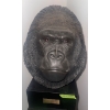 Image 1 : Vintage 1997 12" Sculpted Silverback Gorilla Head- Sandra Brue Sandicast Mountain Ape