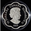 Image 2 : 2015 $15 Lunar Lotus Year of the Sheep - 99.9% Fine Silver Coin
