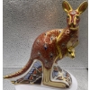 Image 1 : Gorgeous English Royal Crown Derby Bone China The Australian Collection Kangaroo - 6In Tall 