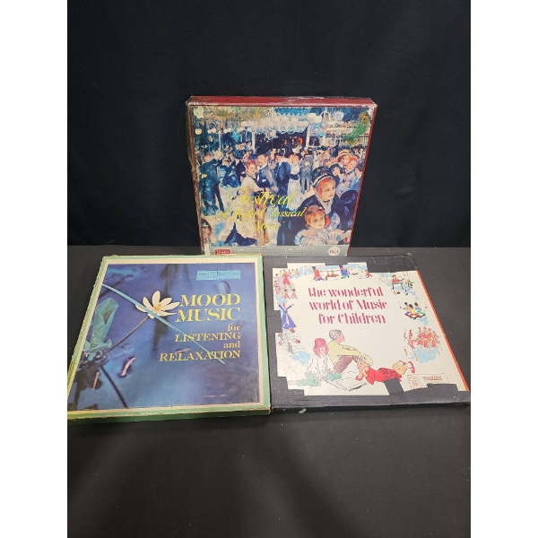 3 RCA Reader's Digest Vinyl LP Box Sets