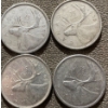 Image 3 : Canadian 25-cent Pieces 80% Silver 64.13 Grams