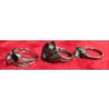 Image 2 : 3 Silver Coloured Rings with Unknown Stamps