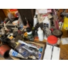 Image 8 : Very large collection of wrenches and a number of other tools and miscellaneous items please bring b