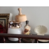 Image 5 : Display Shelf 48 W, 6 D, 7 T and Decor Including: Vase 9 T, Egyptian Art 9 X 7 and More!