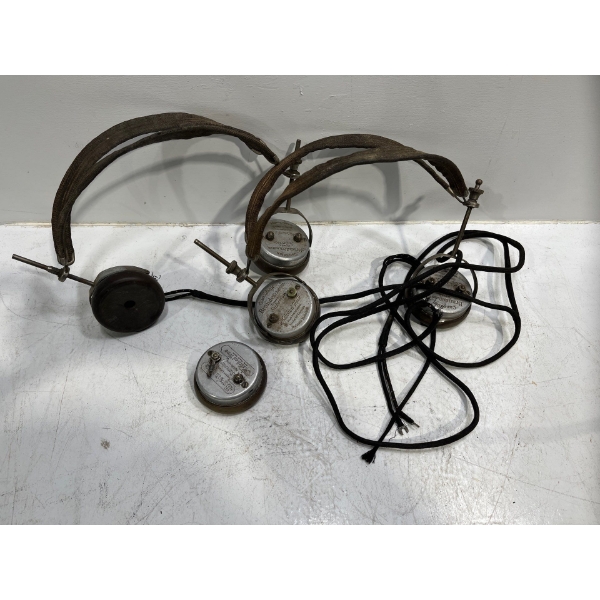 Antique "Matched Tone" Radio Transmission Headphones